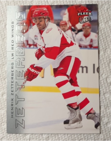 2009-10 Fleer Ultra #54 Henrik Zetterberg — front