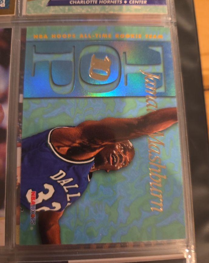 1995-96 Hoops All-Time Rookie Team #AR4 Jamal Mashburn — front