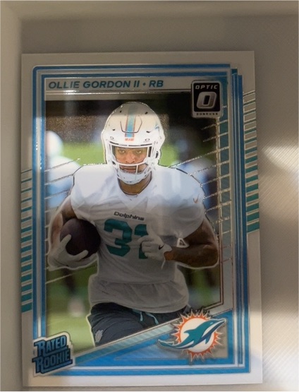2025 Panini Donruss Optic #218 Ollie Gordon II Rated Rookie — front