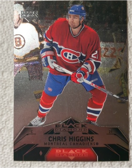 2007-08 Upper Deck Black Diamond #21 Chris Higgins — front