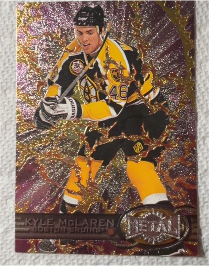 1996-97 Fleer Metal Universe #8 Kyle McLaren — front