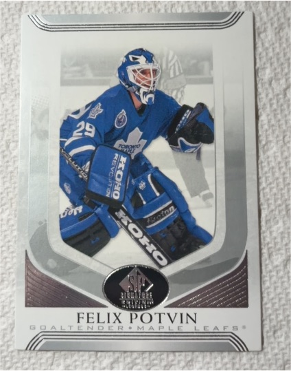 2020-21 Upper Deck SP Signature Edition Legends #8 Felix Potvin — front