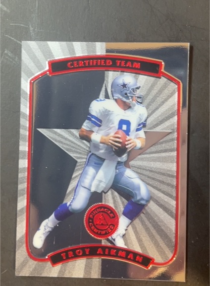 1997 Pinnacle Certified #6 Troy Aikman — front