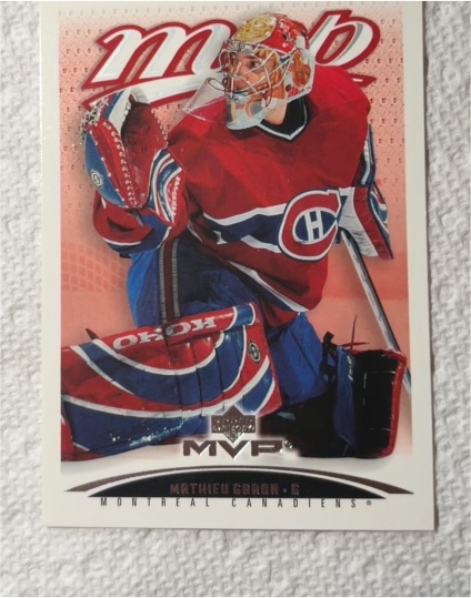 2003-04 Upper Deck MVP Mathieu Garon — front