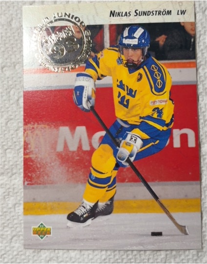 1992-93 Upper Deck #597 Niklas Sundstrom — front