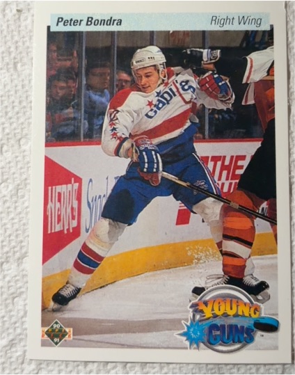 1990-91 Upper Deck #536 Peter Bondra — front