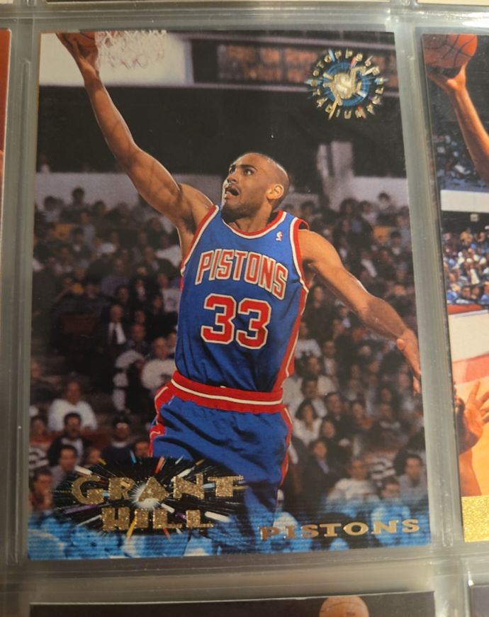 1995-96 Topps Stadium Club #30 Grant Hill — front