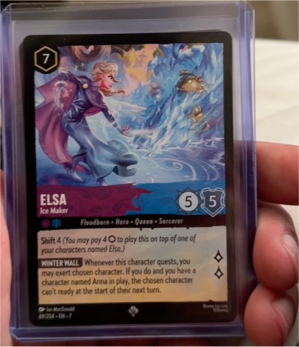 2025 Lorcana Archazia's Island #69 Elsa Ice Maker — front