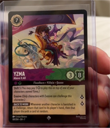 2024 Disney Lorcana Archazia's Island #68 Yzma Above It All — front