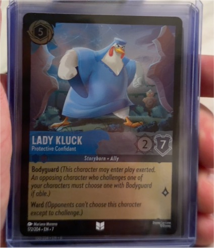2023 Lorcana Archazia's Island #172 Lady Kluck — front