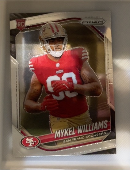 2025 Panini Prizm #304 Mykel Williams Rookie Card — front