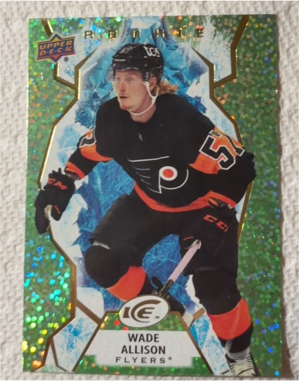 2021-22 Upper Deck Ice #127 Wade Allison Philadelphia Flyers — front