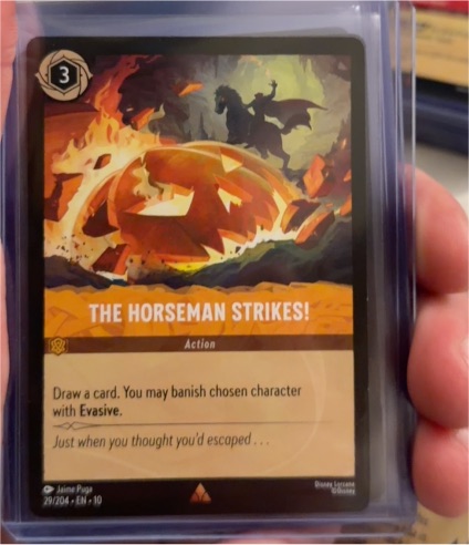 Lorcana Whispers in the Well #29 The Horseman Strikes! — front
