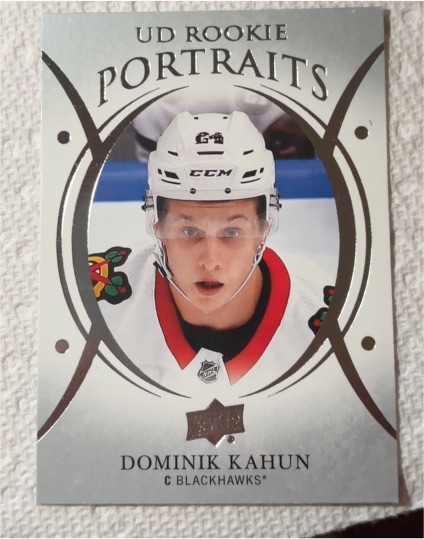 2018-19 Upper Deck UD Portraits #P-65 Dominik Kahun — front