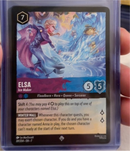 Lorcana Archazia's Island #69 Elsa Ice Maker — front