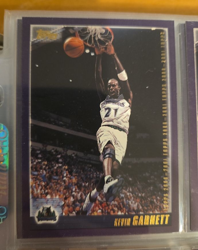 2000-01 Topps #20 Kevin Garnett — front