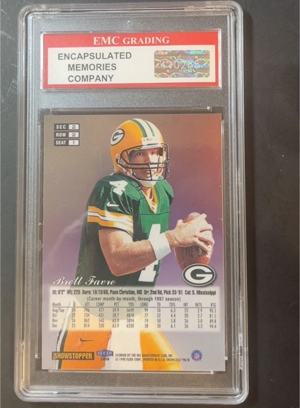 1996 Pro Line #6 Brett Favre — front