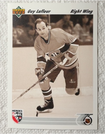 1991-92 Upper Deck #638 Guy Lafleur — front