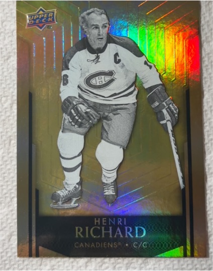 2022-23 Upper Deck Tim Hortons Legends #7 Henri Richard — front