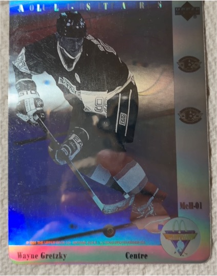 1991-92 Upper Deck McDonald's All-Stars #McH-01 Wayne Gretzky Holograms — front