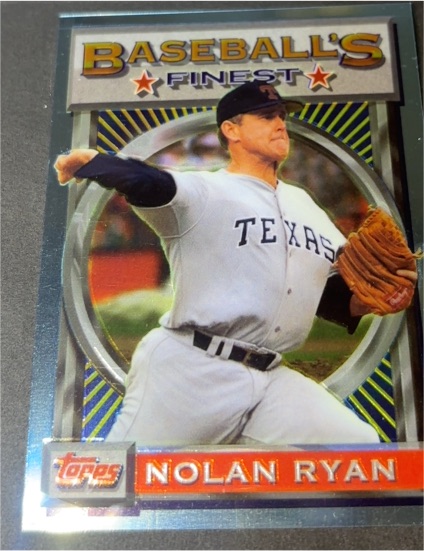 1993 Topps Finest #107 Nolan Ryan — front