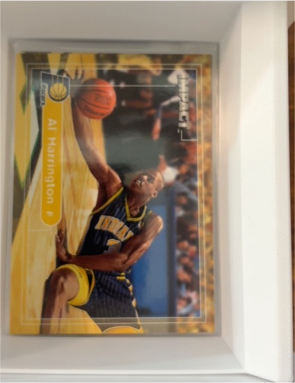 1999-00 SkyBox Impact #142 Al Harrington Indiana Pacers — front