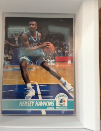 1994-95 NBA Hoops #19 Hersey Hawkins — front