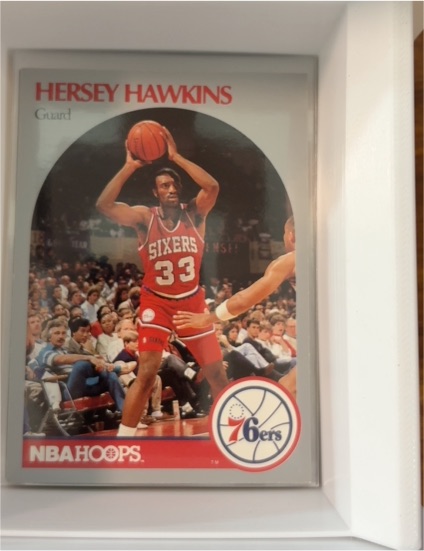 1990-91 NBA Hoops #229 Hersey Hawkins — front