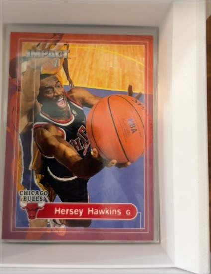 1999-00 SkyBox Impact #17 Hersey Hawkins — front