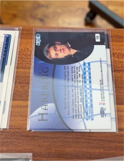 1998-99 Fleer Brilliants #115 Matt Harpring — front