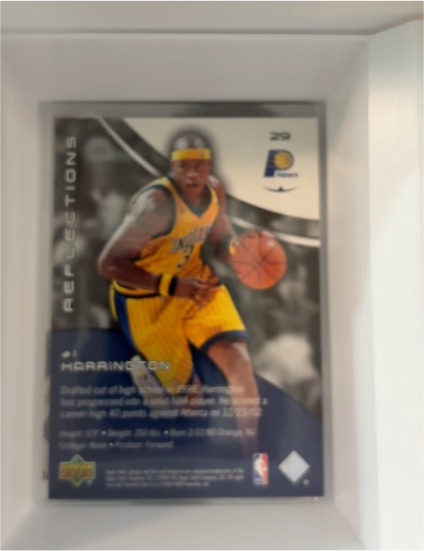 2003-04 Upper Deck Triple Dimensions Reflections #29 Al Harrington — front