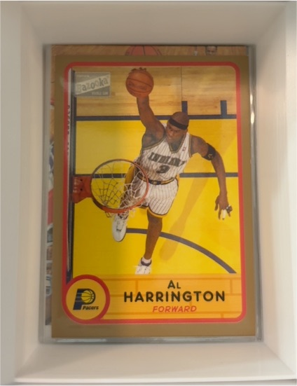 2004-05 Topps Bazooka Gold #40 Al Harrington — front