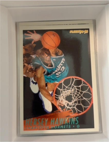 1994-95 Fleer #24 Hersey Hawkins — front