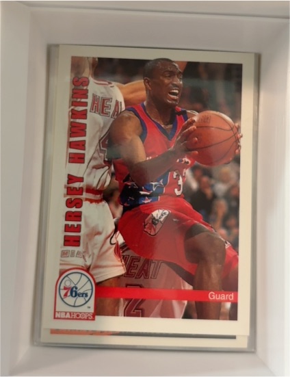1992-93 Hoops #174 Hersey Hawkins — front