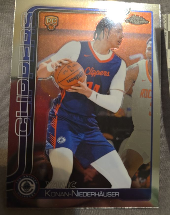 2025-26 Topps Chrome #280 Yanic Konan-Niederhauser — front