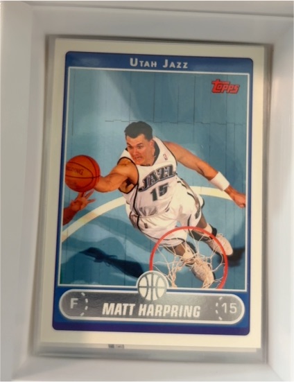 2006-07 Topps #194 Matt Harpring Utah Jazz — front