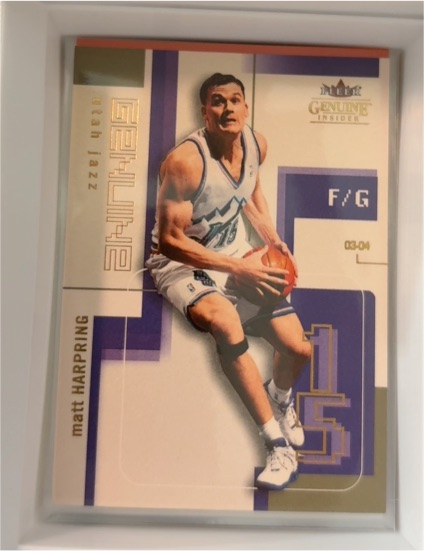 2003-04 Fleer Genuine Insider #94 Matt Harpring — front