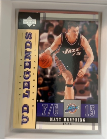 2003-04 Upper Deck Legends #86 Matt Harpring — front