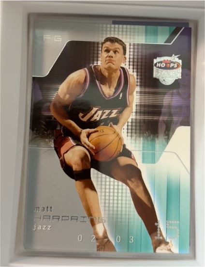 2002-03 Hoops Stars #163 Matt Harpring — front