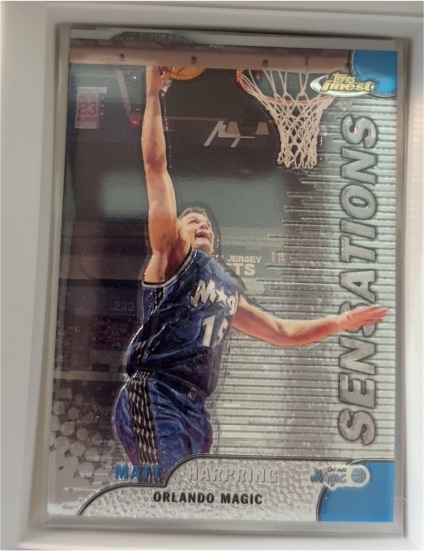1999-00 Topps Finest #131 Matt Harpring — front