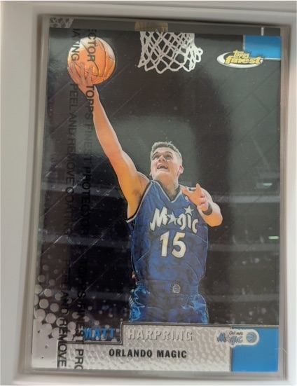 1999-00 Topps Finest #6 Matt Harpring — front
