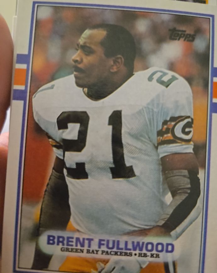 1989 Topps #372 Brent Fullwood — front