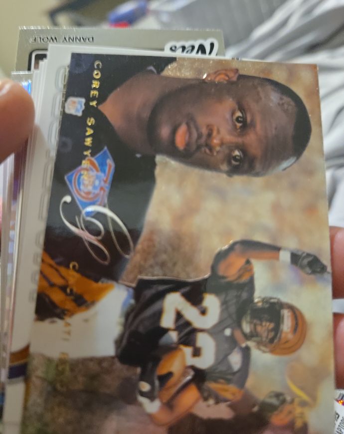 1995 Fleer Flair #41 Corey Sawyer — front