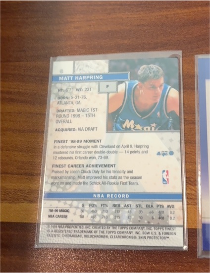 1998-99 Fleer Ultra #114 Matt Harpring — front