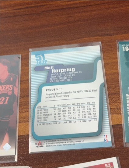 2003-04 Fleer Focus #51 Matt Harpring — front