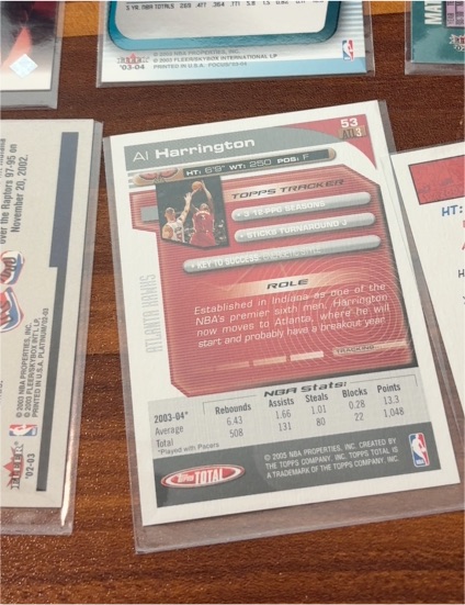 2003-04 Topps #53 Al Harrington — front