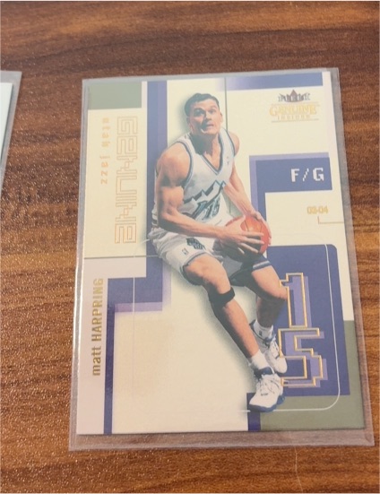 2003-04 Fleer Genuine Insider #94 Matt Harpring — front