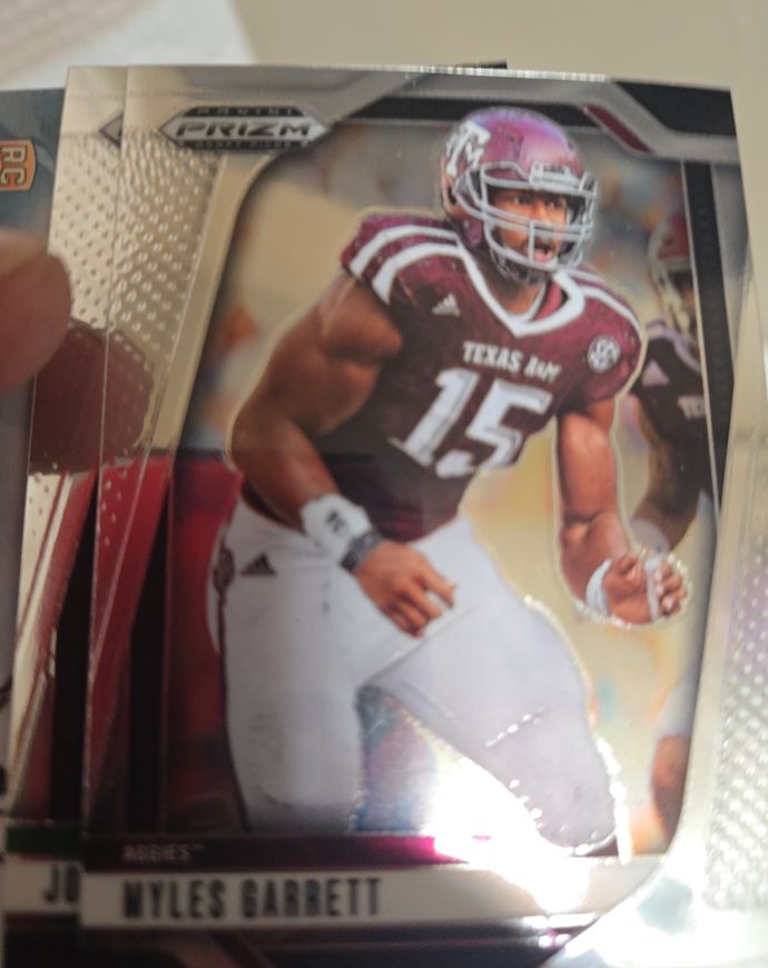 2025 Panini Prizm Draft Picks #197 Myles Garrett Texas A&M Aggies — front