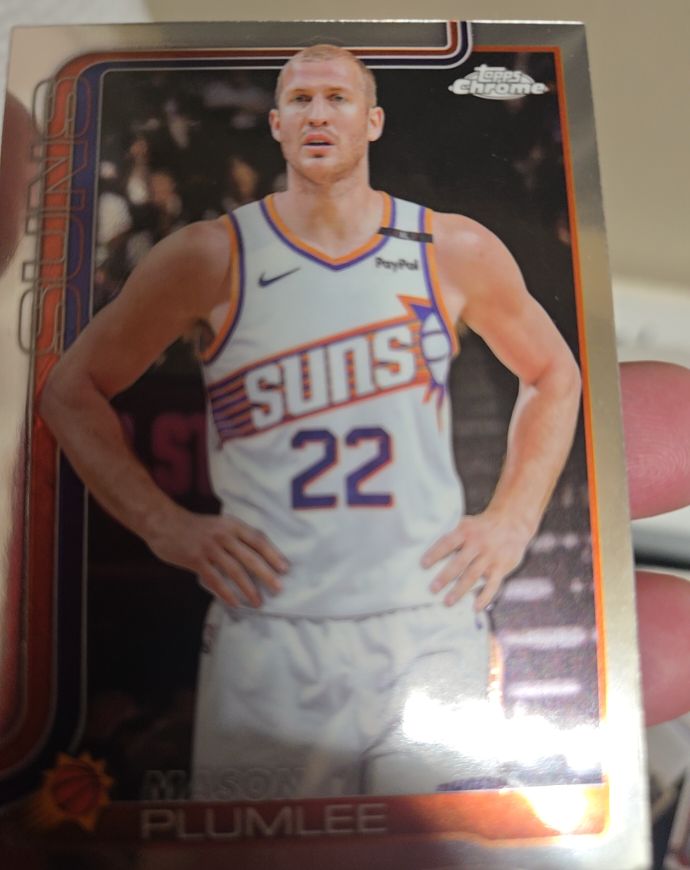 2025-26 Topps Chrome #106 Mason Plumlee — front