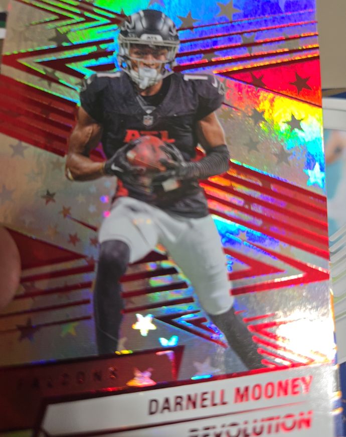 2025 Panini Revolution #41 Darnell Mooney Red Astro — front